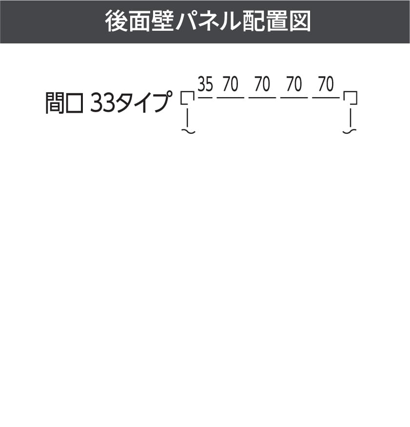 後面壁パネル配置図