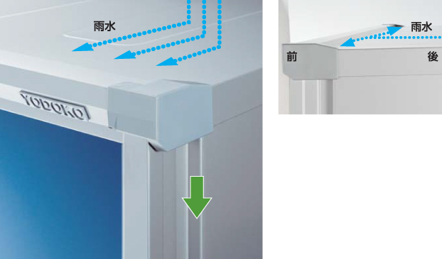 直営ストア 淀川製鋼所 ヨド物置エルモ エバーグリーン 床面積1.23m2 LMD-1508 EG